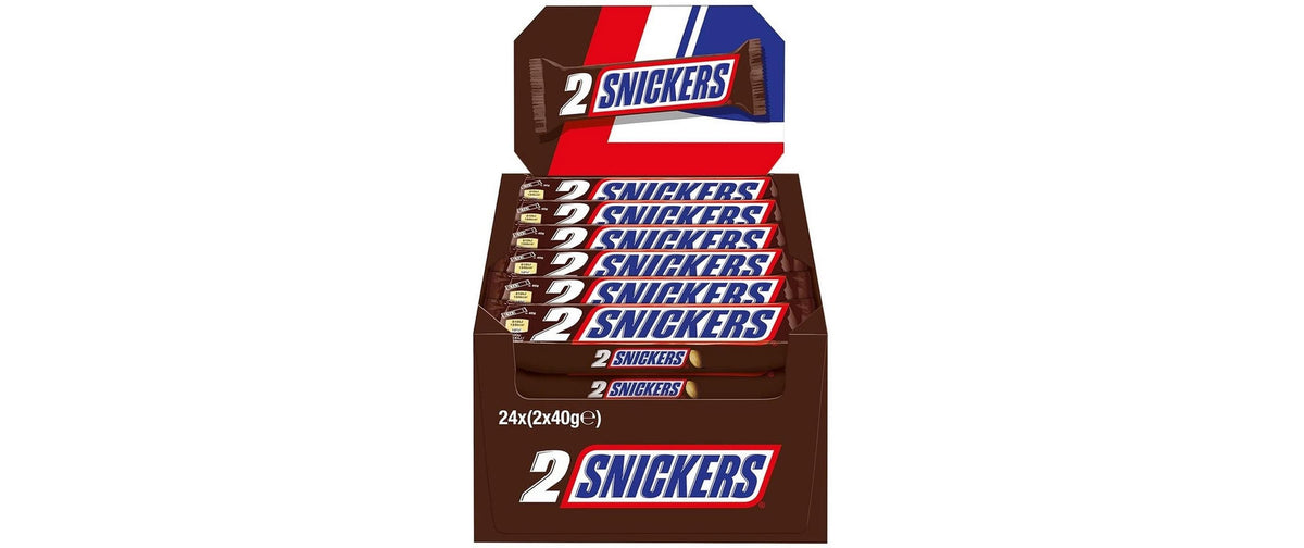 Snickers Schokoriegel – Milchschokolade – 24 × 80 g