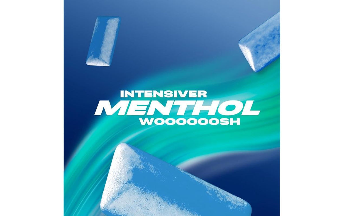 Airwaves Extreme Kaugummi – Menthol & Eukalyptus, zuckerfrei – 30 × 14 g