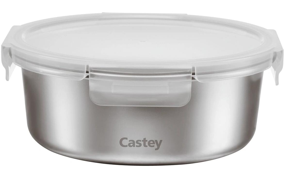 Paderno Vorratsdose 1,5 l, Ø 20 × 14 cm, Edelstahl/Polypropylen (PP), Silber