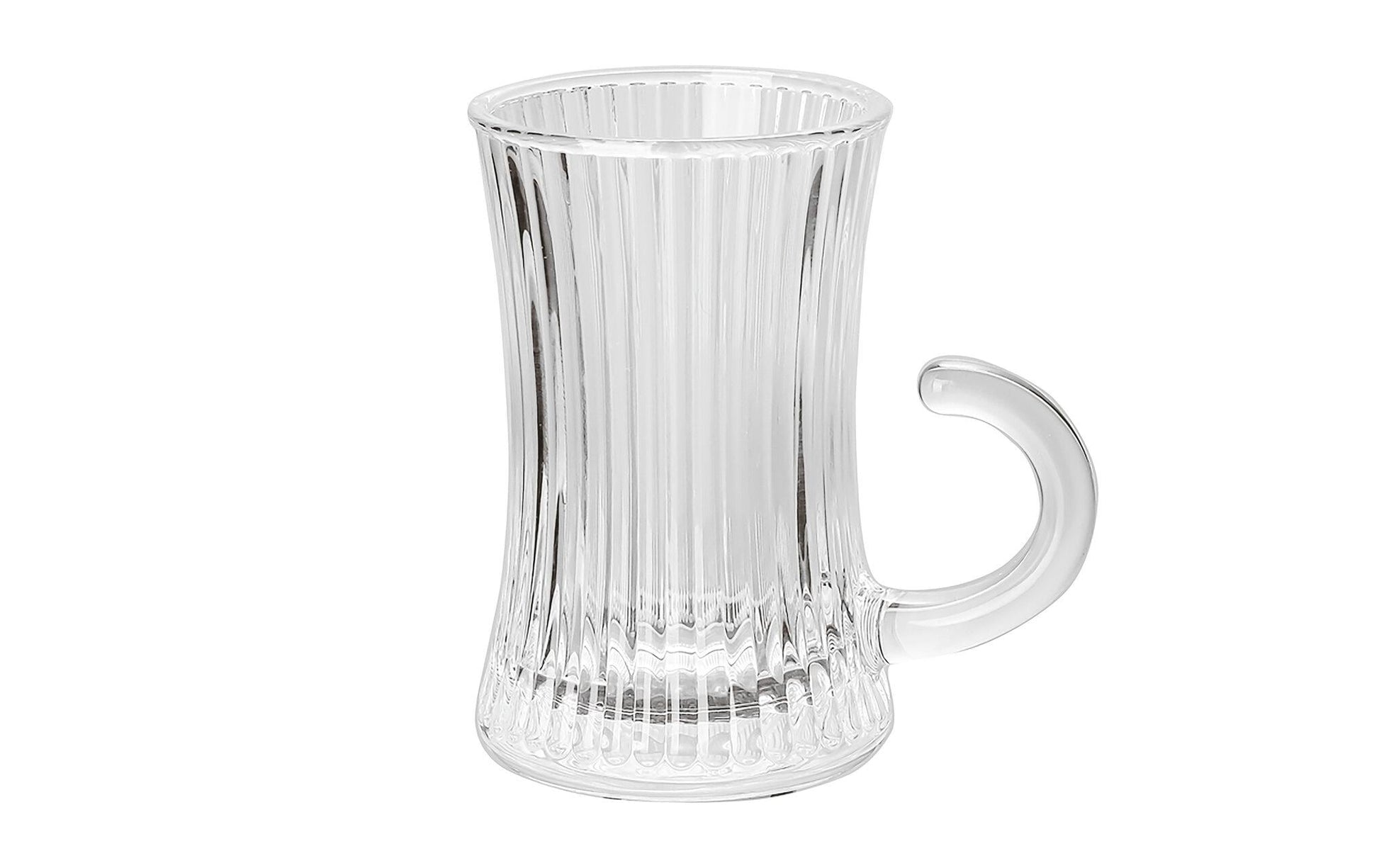 Paderno Trinkgläser – 6er Set, 110 ml, Ø 5,5 cm, H 8,8 cm, Glas, Transparent