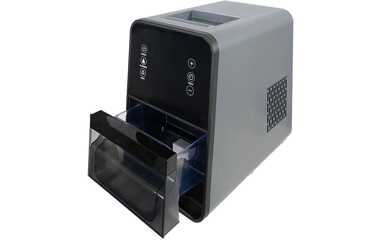Berger lanz BergerLanz Eiswürfelmaschine CE15 – 15 kg/24 h, 1,5 l, grau/schwarz
