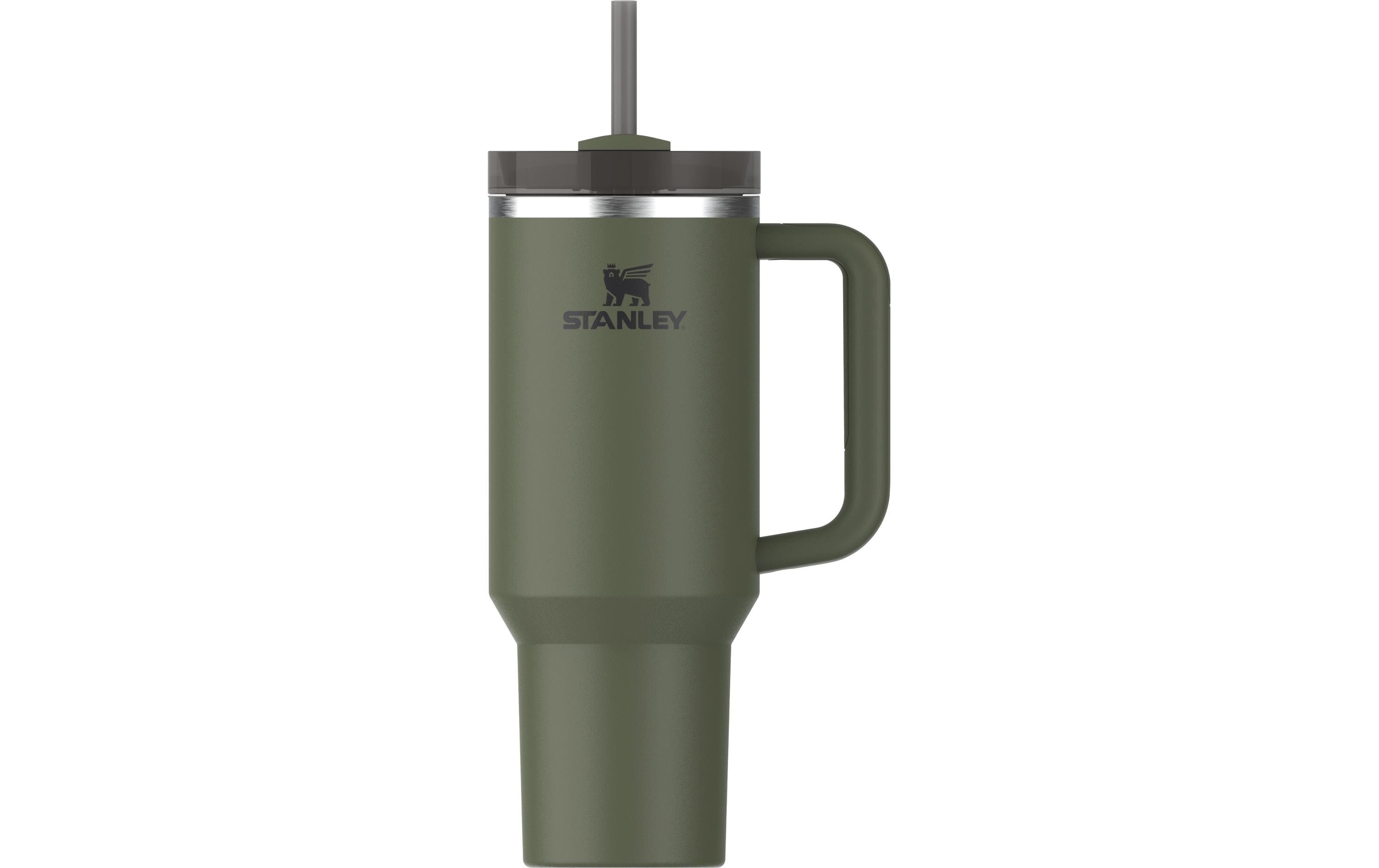 Stanley 1913 Quencher FlowState Isolierflasche 1,18 l – Doppelwandig, Edelstahl, Dried Pine