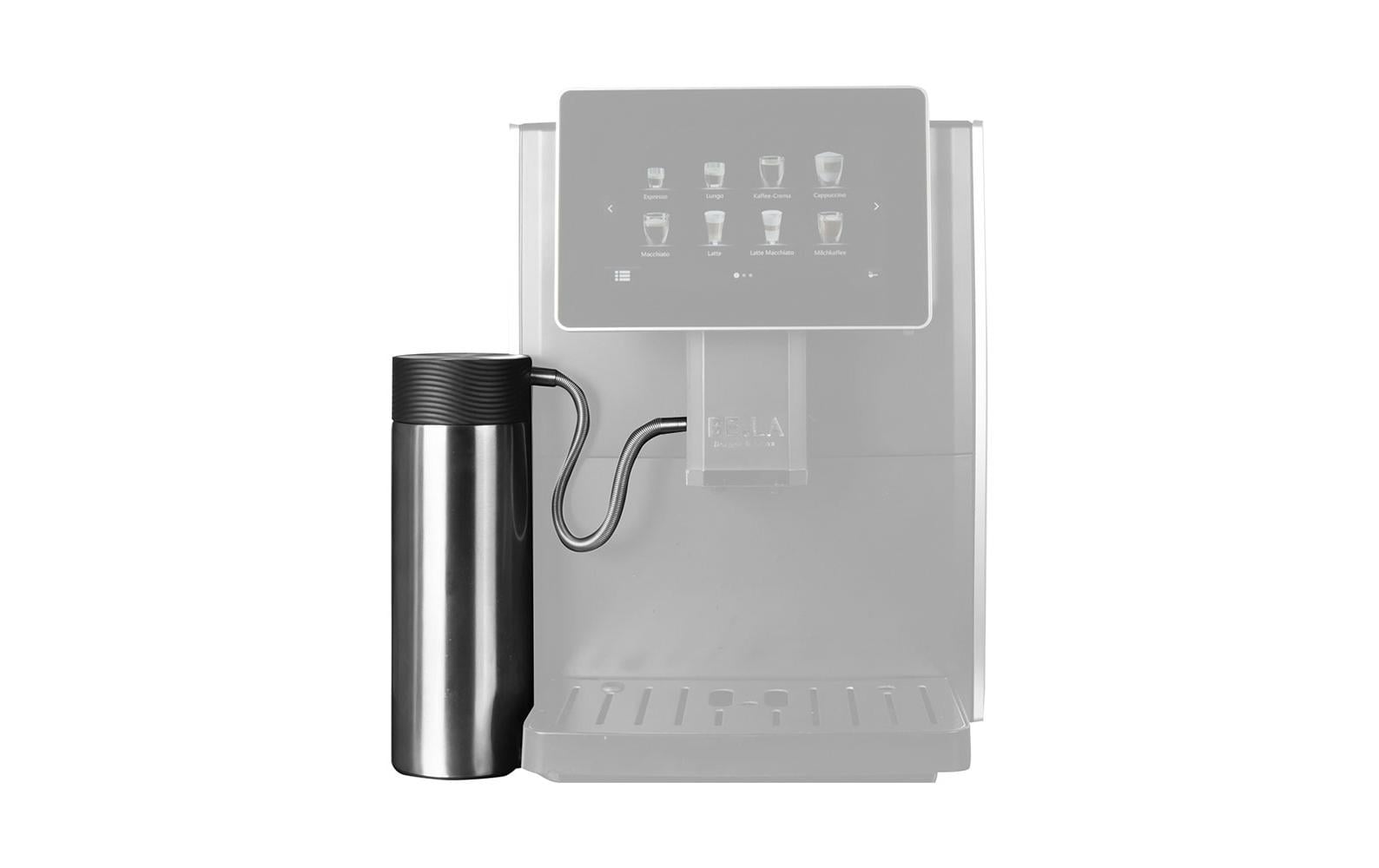 Berger Lanz Milchbehälter – 600 ml, H 23,0 cm, Edelstahl, Silber, isoliert