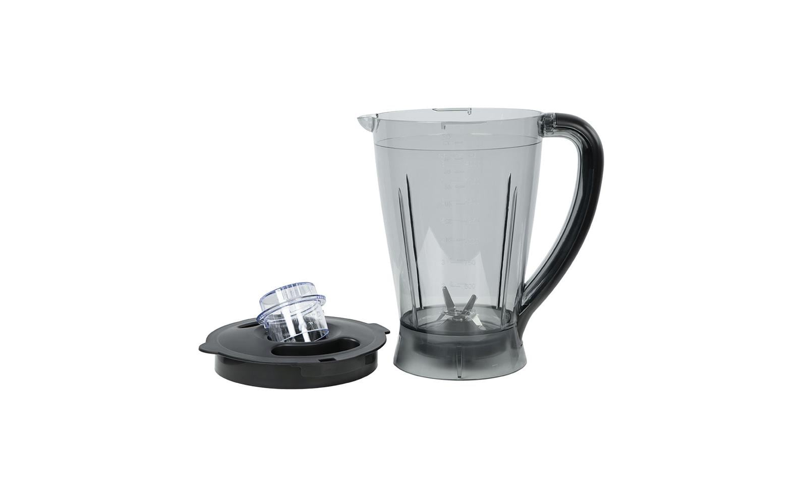 Berger lanz BergerLanz Smoothie-Mixer SM1200W – 2 l, 1200 W, 6-faches Edelstahlmesser, 2 Stufen – schwarz/transparent