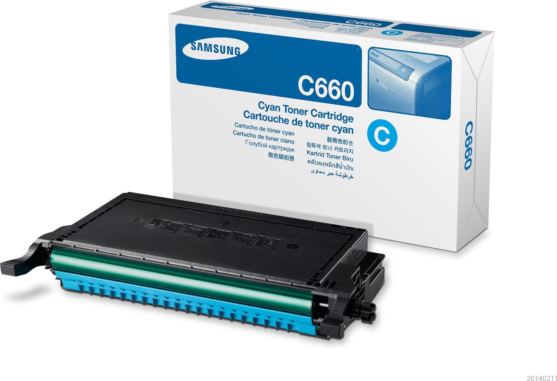 HP Samsung by HP – Toner CLP-C660B – Cyan, 5000 Seiten – für Samsung CLP-610ND/CLP-611NDK/CLP-611NDKG und andere