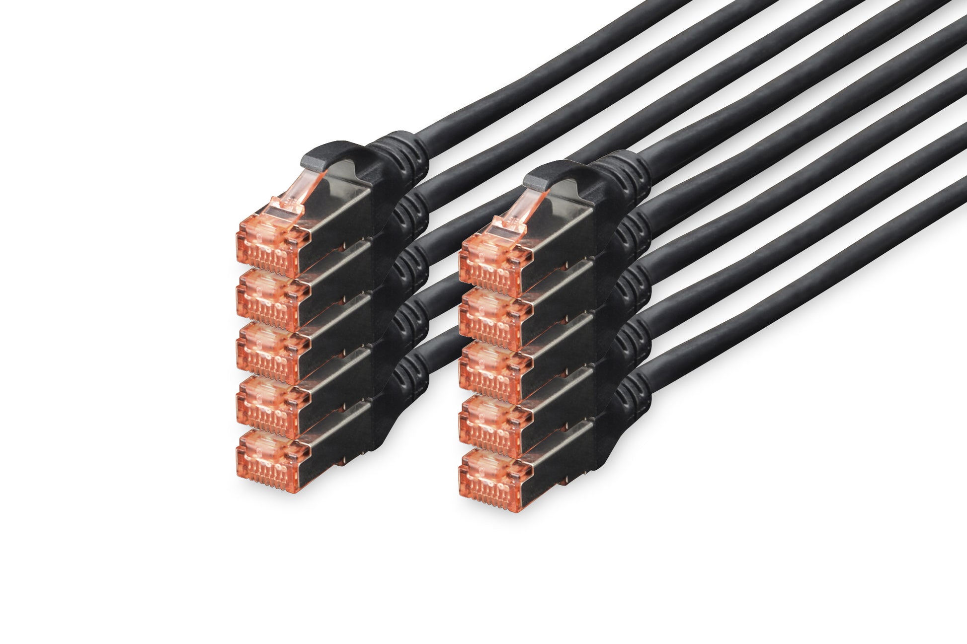Digitus Cat 6 Patchkabel – 0,25 m, S-FTP, LSZH – 10 Stk.