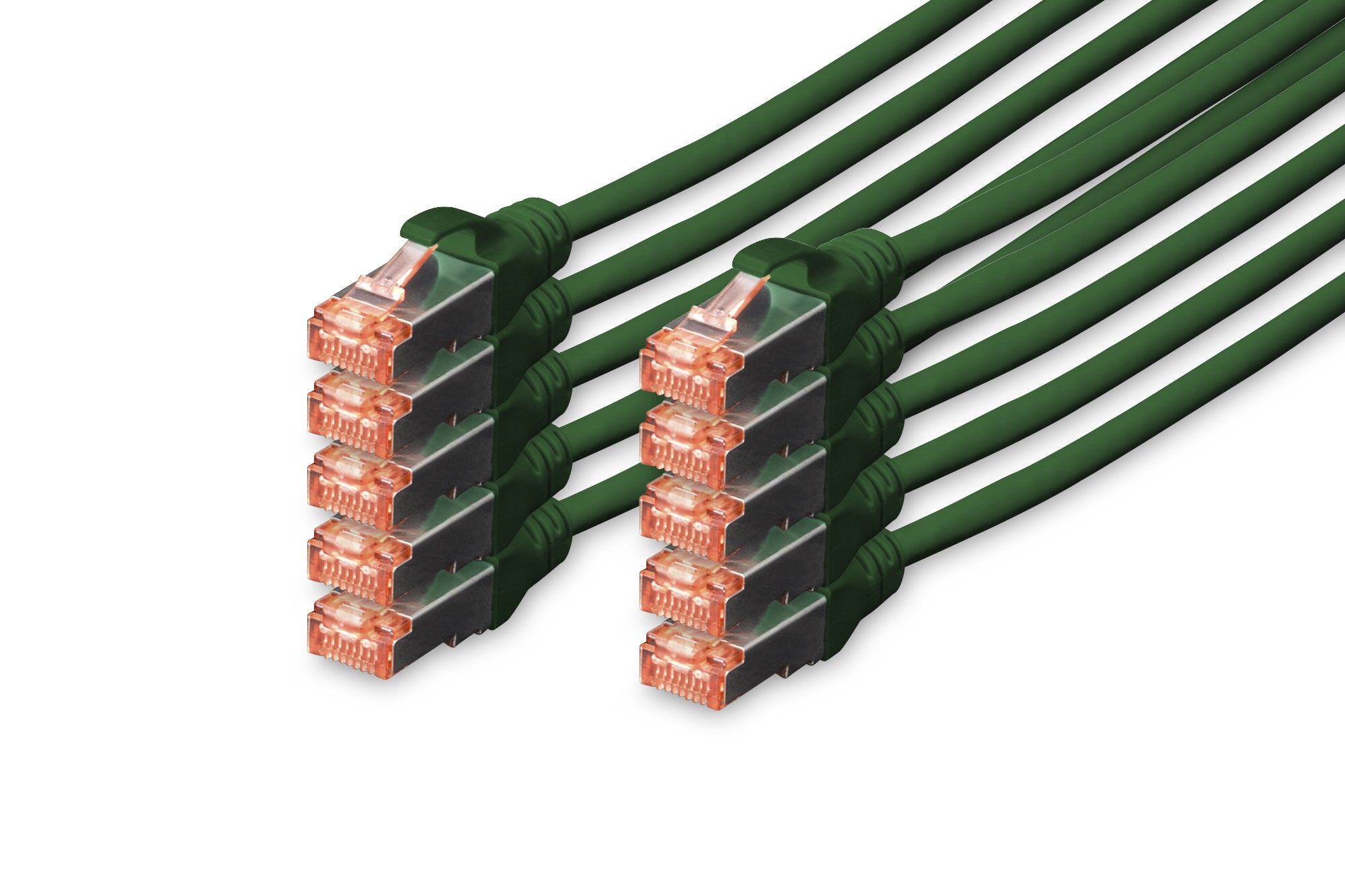 Digitus Cat 6 Patchkabel – 3 m, S-FTP, LSZH – 10 Stk.