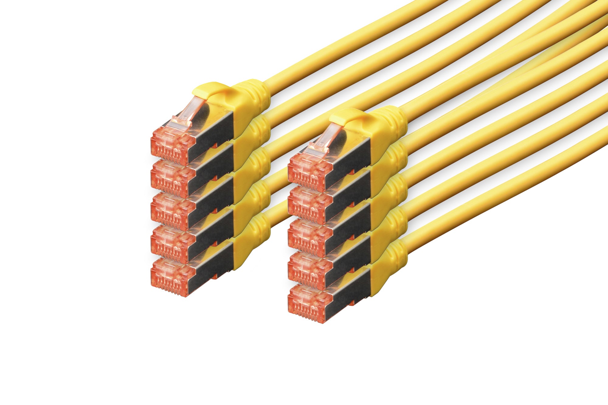 Digitus CAT 6 Patchkabel – 0,5 m, S-FTP, LSZH – 10 Stk.