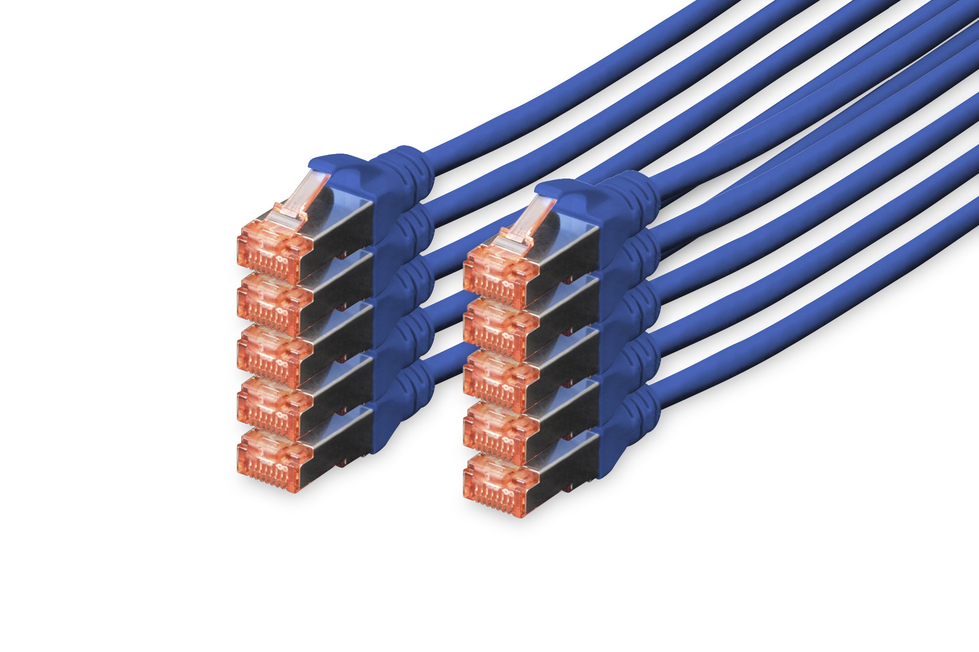 Digitus Patchkabel – 0,25 m, geschirmt, LSZH – 10 Stk.