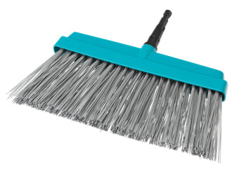 Gardena Terrassenbesen combisystem – 32 cm, hart, Kunststoff, blau/grau, ohne Stiel