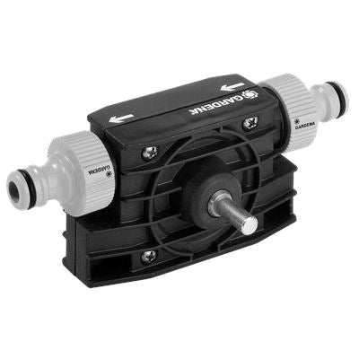 Gardena Bohrmaschinenpumpe 30 m, 2400 l/h – Dämpferpumpe – für Bohrmaschinen