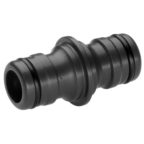Gardena Schlauchkupplung SB-Profi-System – 2-fach, Kunststoff, schwarz – für Wasserhahn mit 19 mm Gewinde