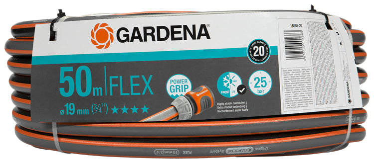 Gardena Gartenschlauch 19 mm × 50 m – Flexibler Schlauch – UV-beständig, frostbeständig, 25 bar