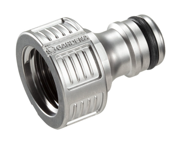 Gardena Hahnanschluss – für Hahn 21 mm (G 1/2), Metall, 1 Stk.