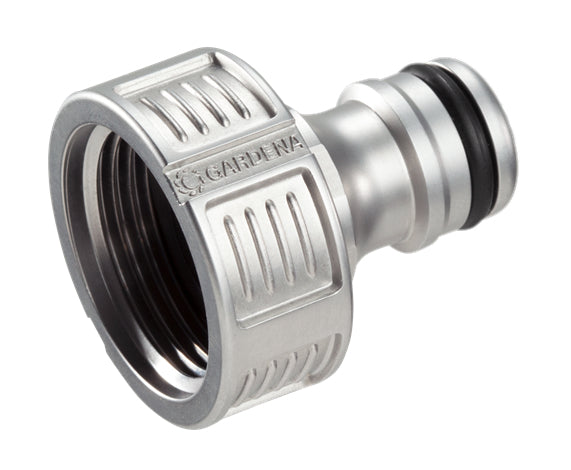 Gardena Hahnverbinder – Ø 26,5 mm, G 3/4", Metall, für Hahnanschluss G 3/4"