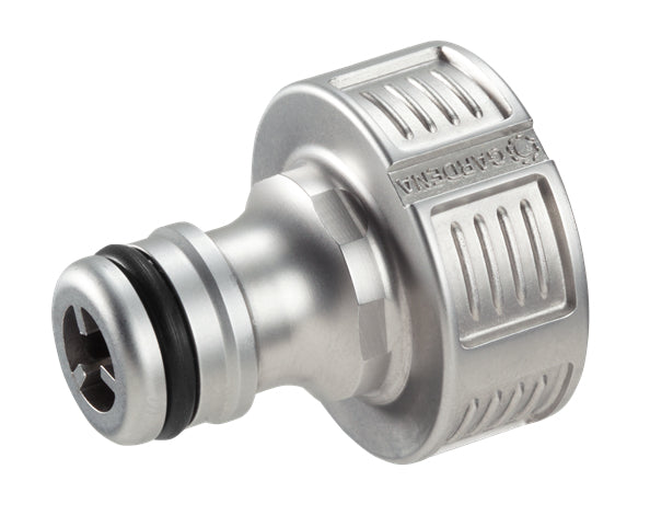 Gardena Hahnverbinder – Ø 26,5 mm, G 3/4", Metall, für Hahnanschluss G 3/4"