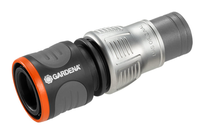 Gardena Kupplung – 1/2", Ø 13,15 mm, Metall/Kunststoff, Schwarz/Grau/Metallisch