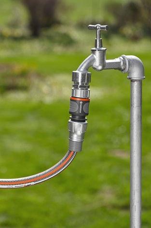 Gardena Kupplung – 1/2", Ø 13,15 mm, Metall/Kunststoff, Schwarz/Grau/Metallisch