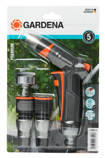Gardena Pistolen-/Sprinkler-Anschluss – Kunststoff – Grau, Orange – 18298-20 – 5er-Pack