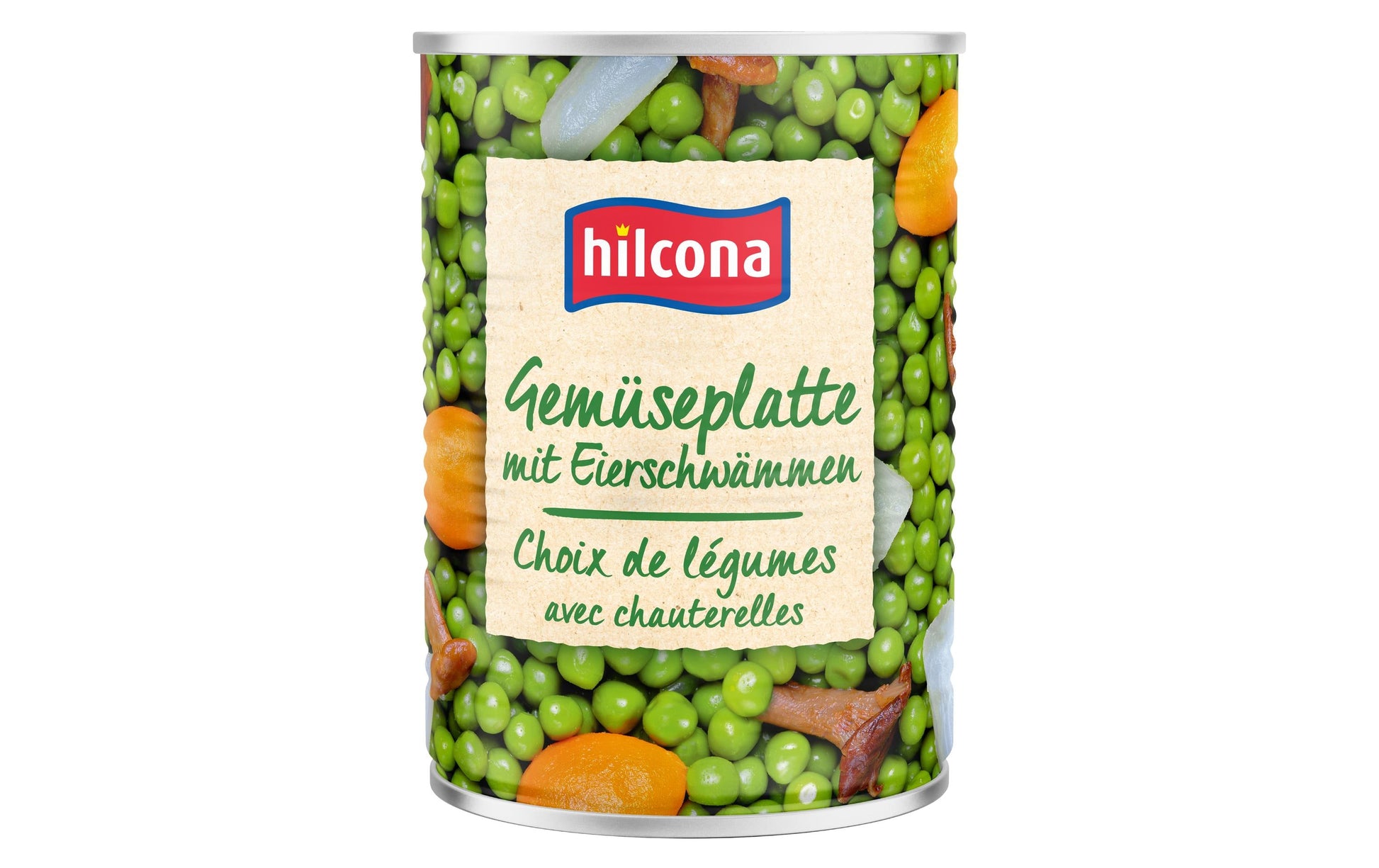 Hilcona Gemüsemischung mit Eierschwämmen – glutenfrei, vegan – 420 g