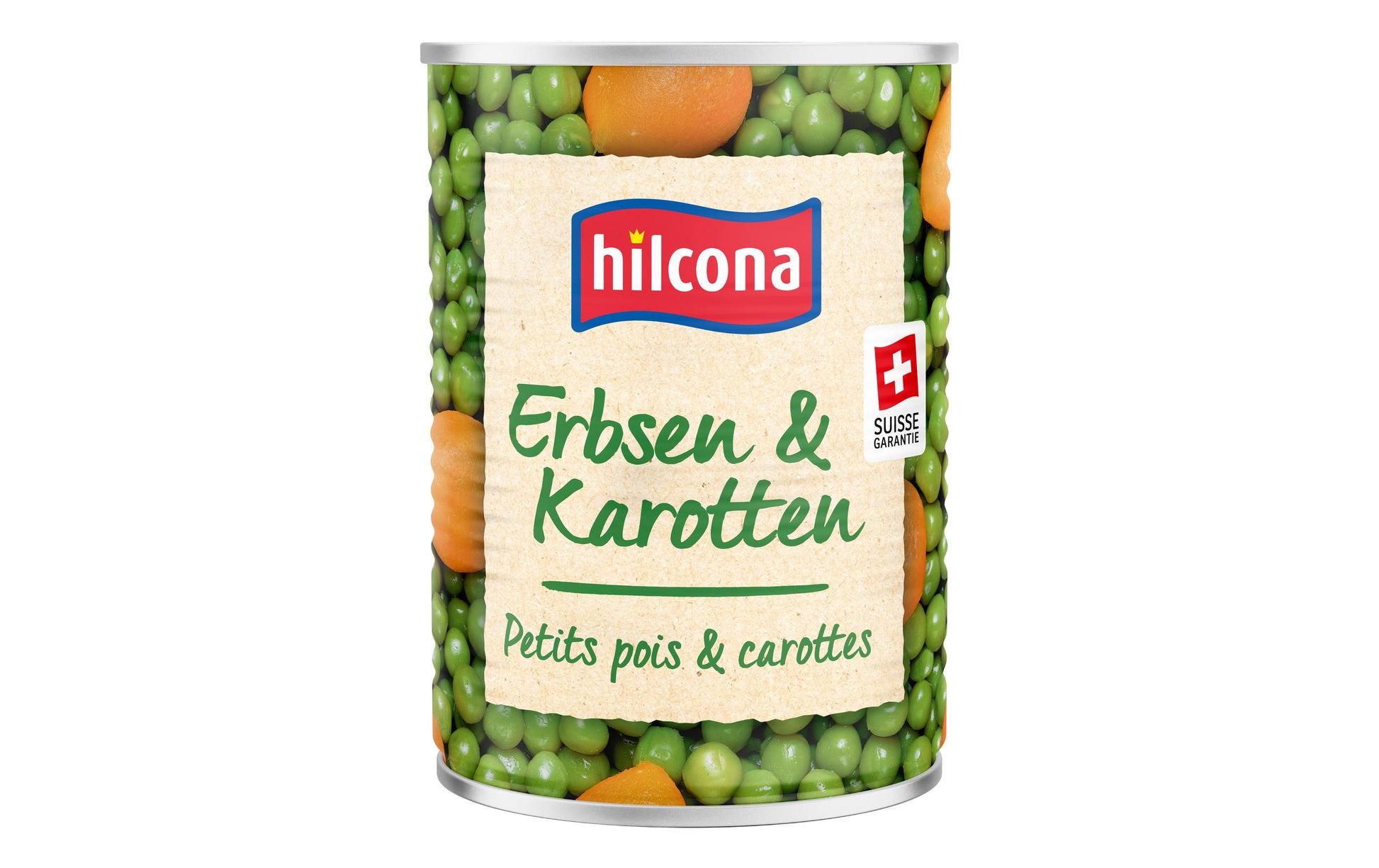Hilcona Erbsen & Karotten – glutenfrei, vegan – 850 g