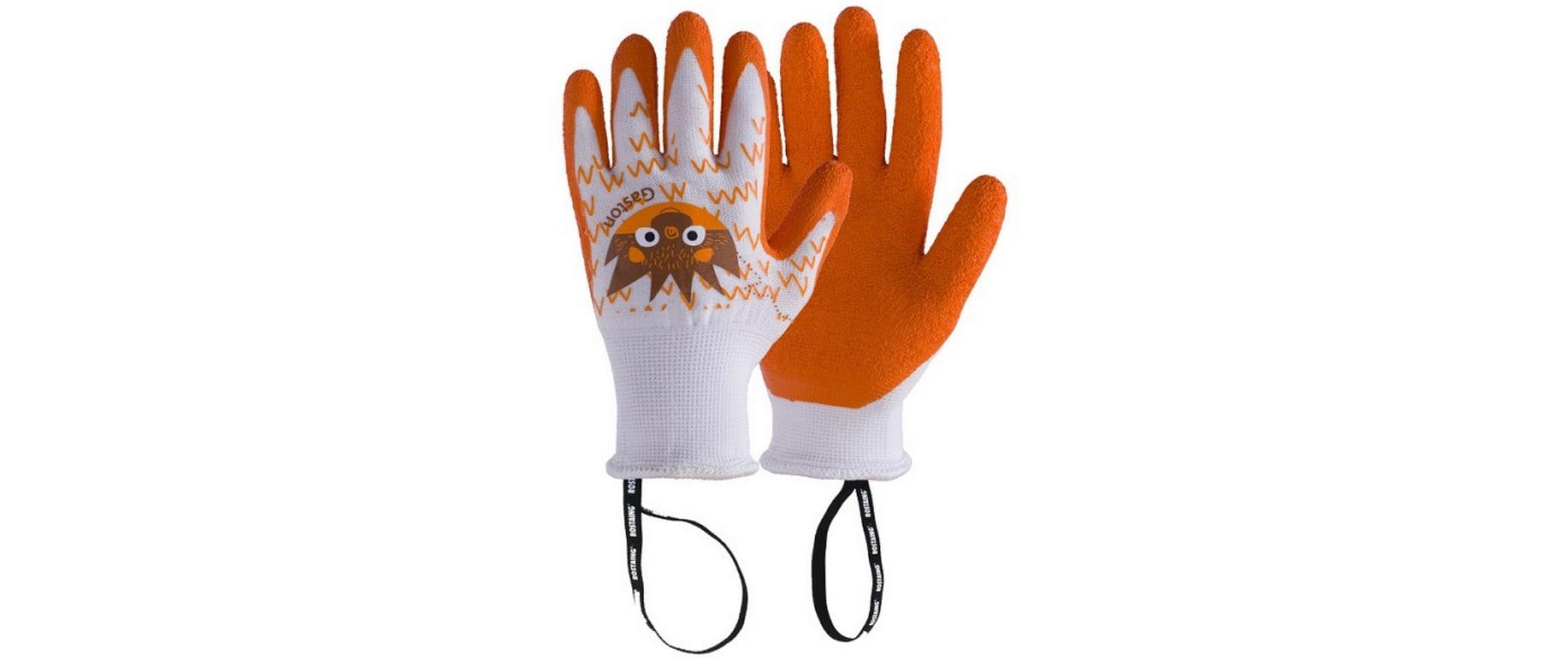 Samen Mauser Arbeitshandschuhe Hedgehog Gaston – Einheitsgrösse – Polyamid (PA), Orange/Weiss