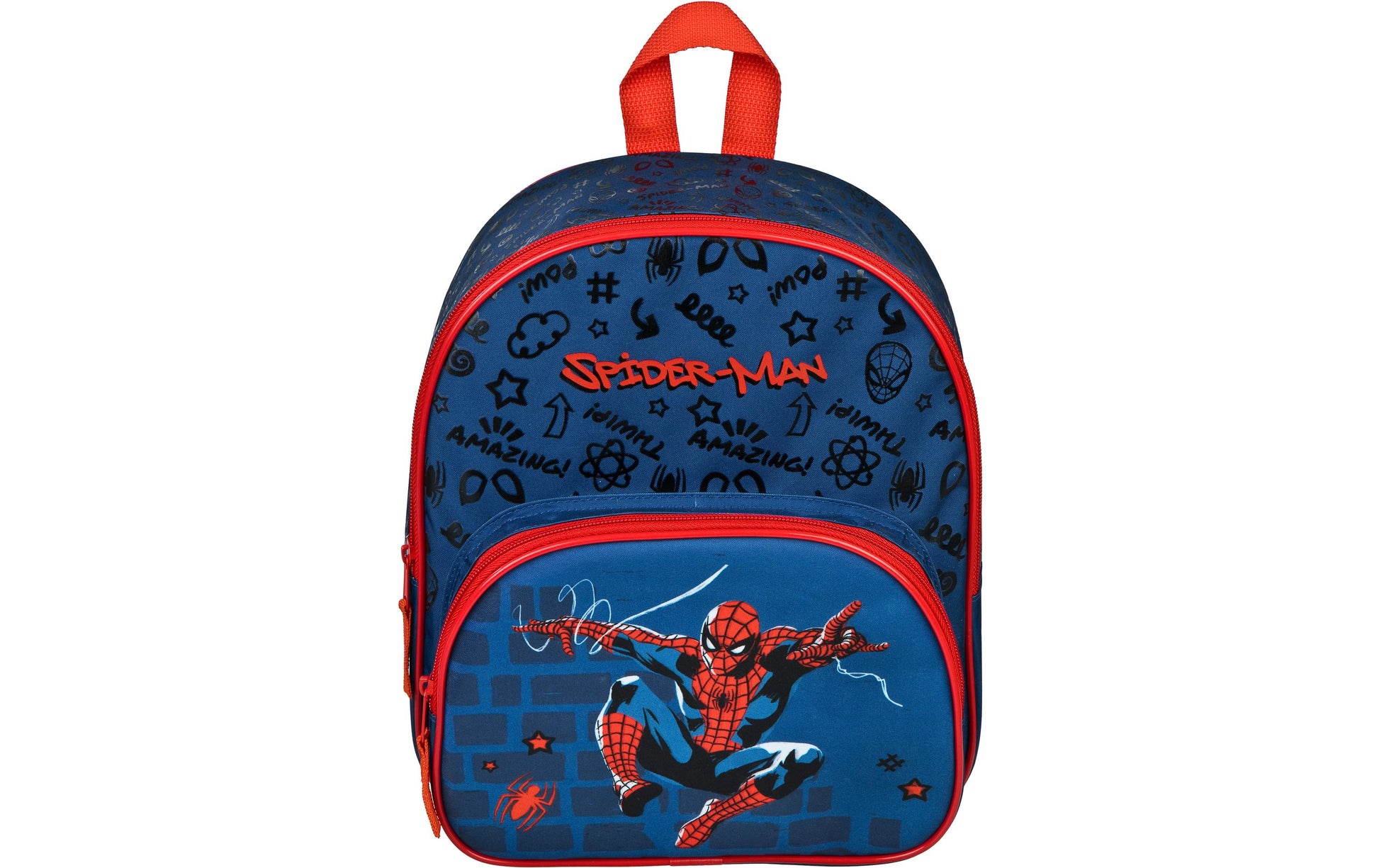 Undercover Kindergartenrucksack Spider – 8 l, mit Vortasche – Spiderman