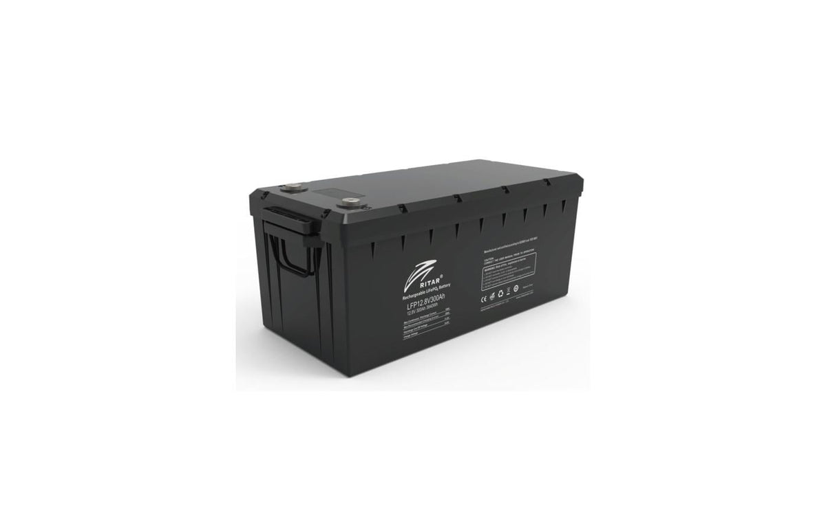 Ritar Akku – 3,84 kWh (300 Ah), 12,8 V, LiFePO4
