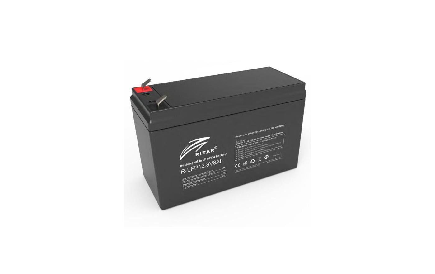 Ritar Ersatzakku LiFePO4, 8000 mAh, 12,8 V