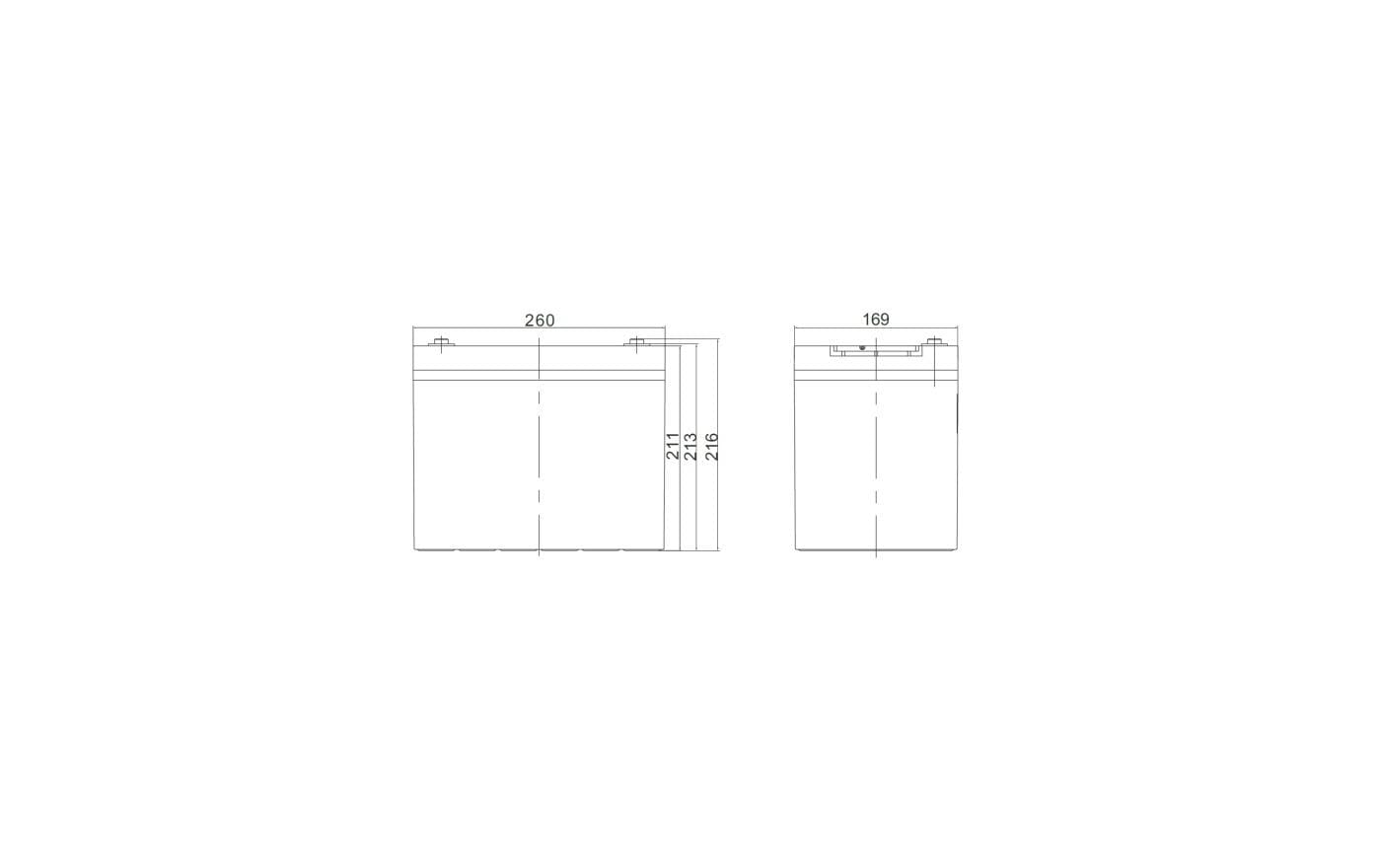 Ritar USV-Batteriemodul – Blei (VRLA), 12 V, 900 Wh