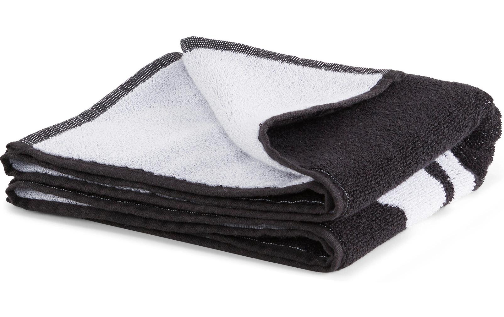 PUMA Handtuch – 50 × 100 cm, Schwarz, Baumwolle