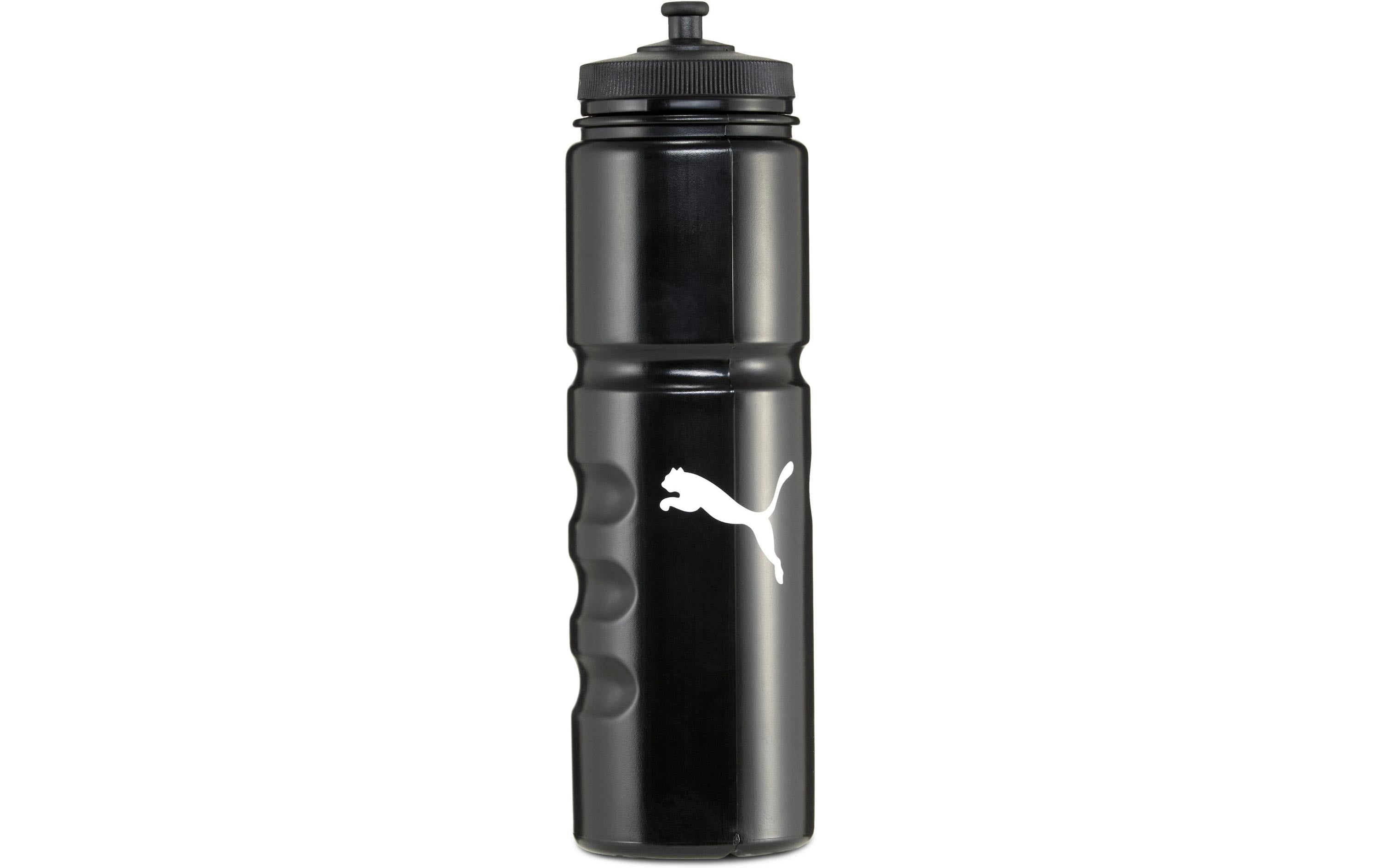 PUMA Sport Trinkflasche 750 ml – Kunststoff, Sportdeckel, Schwarz