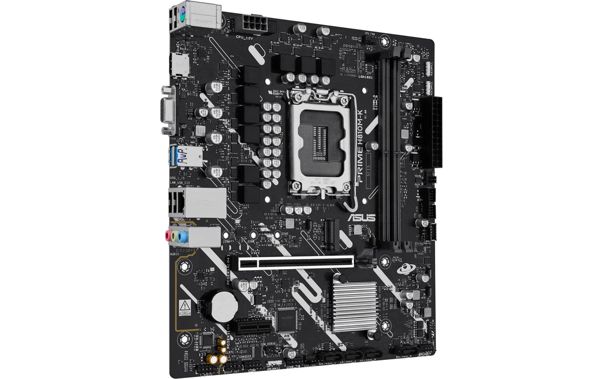 ASUS PRIME H810M-K – Mainboard – LGA 1851, Intel H810, mATX, DDR5