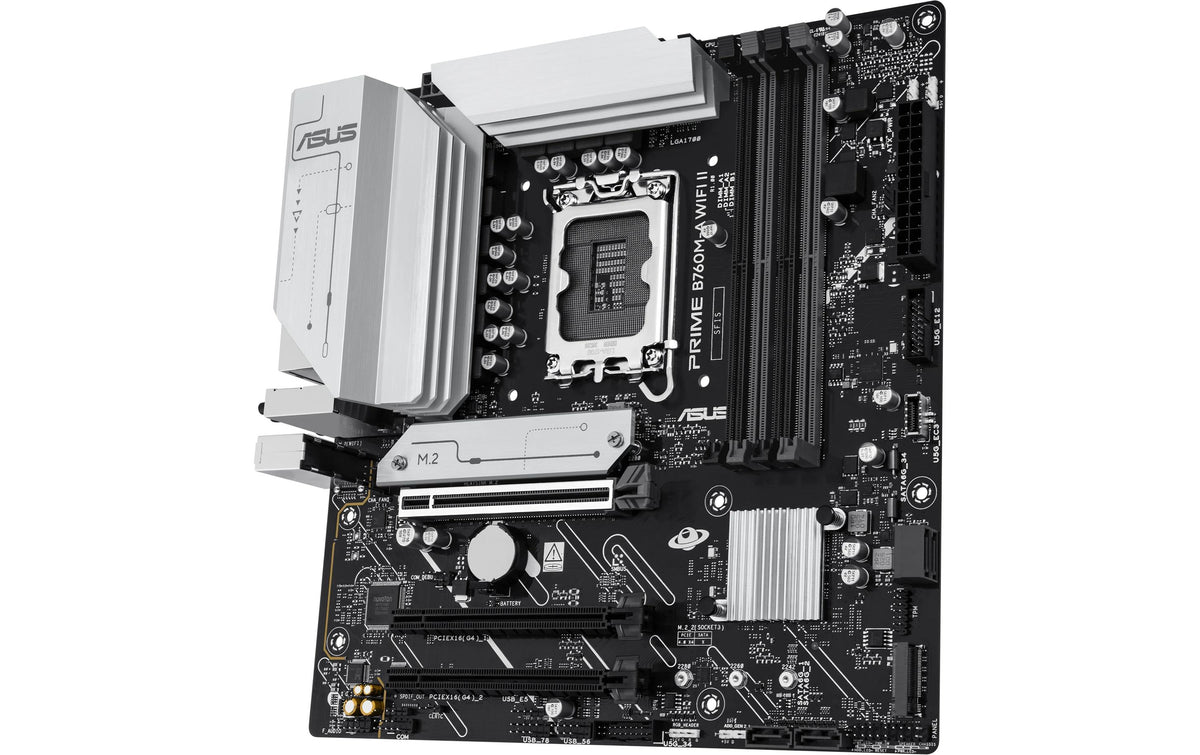 ASUS PRIME B760M-A WIFI II – Mainboard – LGA 1700, Intel B760, mATX, DDR5
