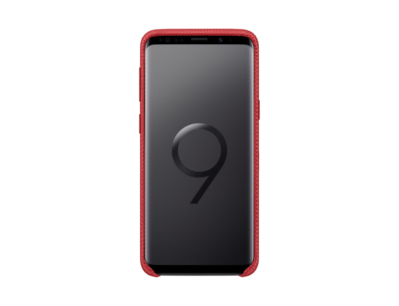 Samsung Backcover – für Samsung Galaxy S9, Stoff, rot, kratzresistent