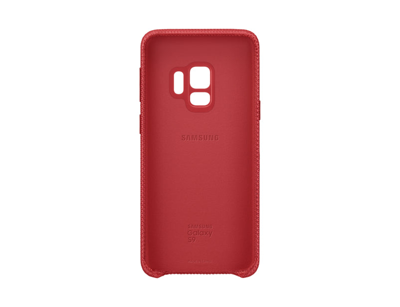 Samsung Backcover – für Samsung Galaxy S9, Stoff, rot, kratzresistent
