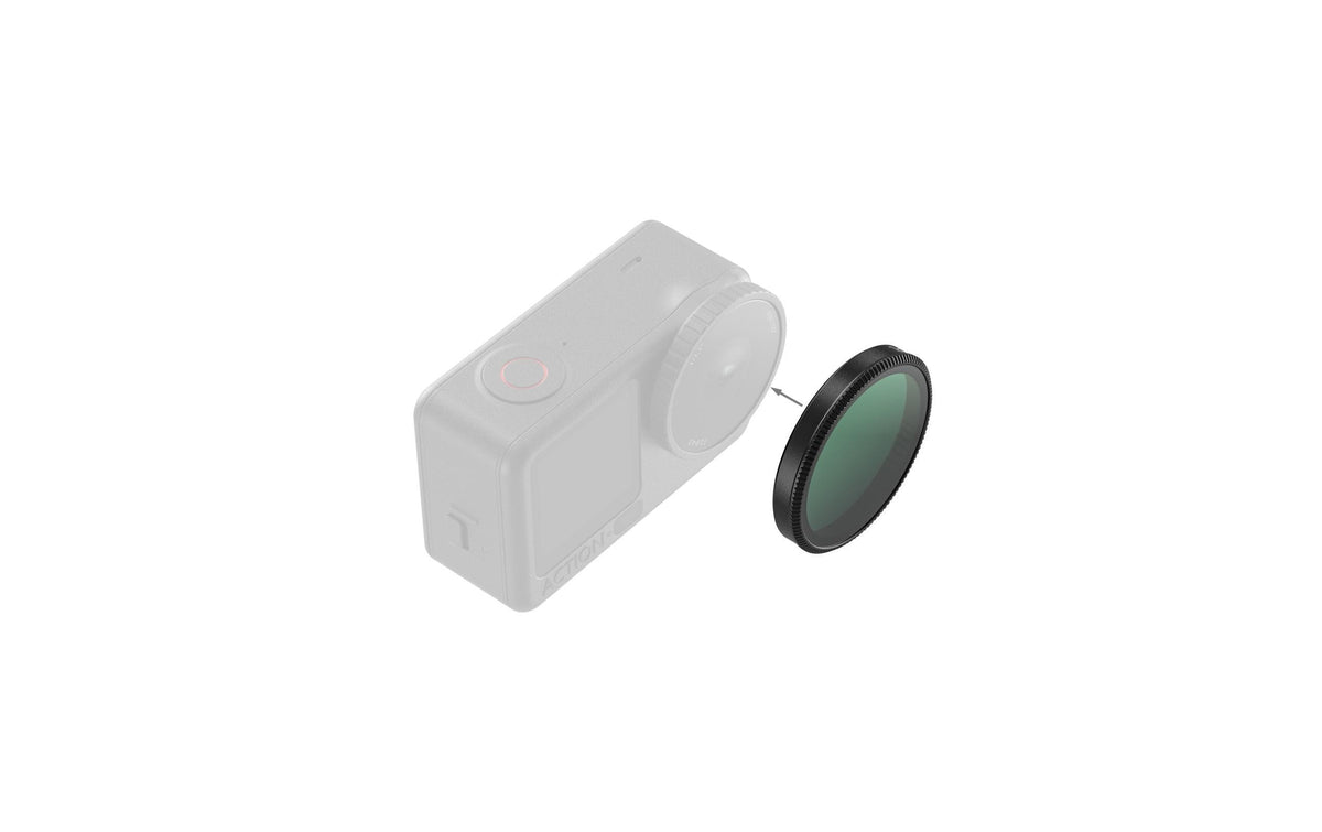 SmallRig Filter-Kit CPL, ND16 – für DJI Osmo Action 6 – 43,9 × 43,9 × 6,9 mm