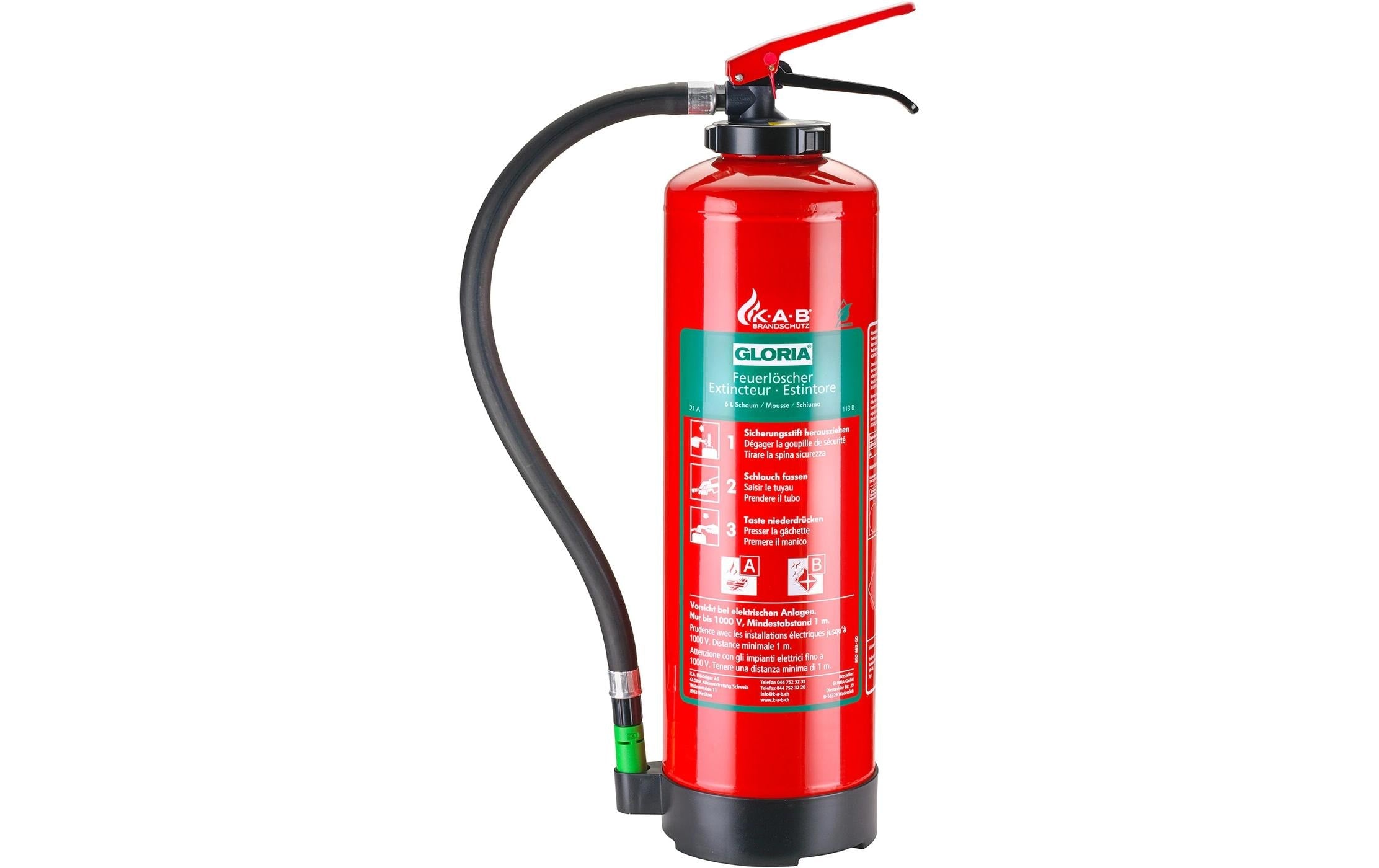 Gloria S 6 Feuerlöscher Schaum – 6 l