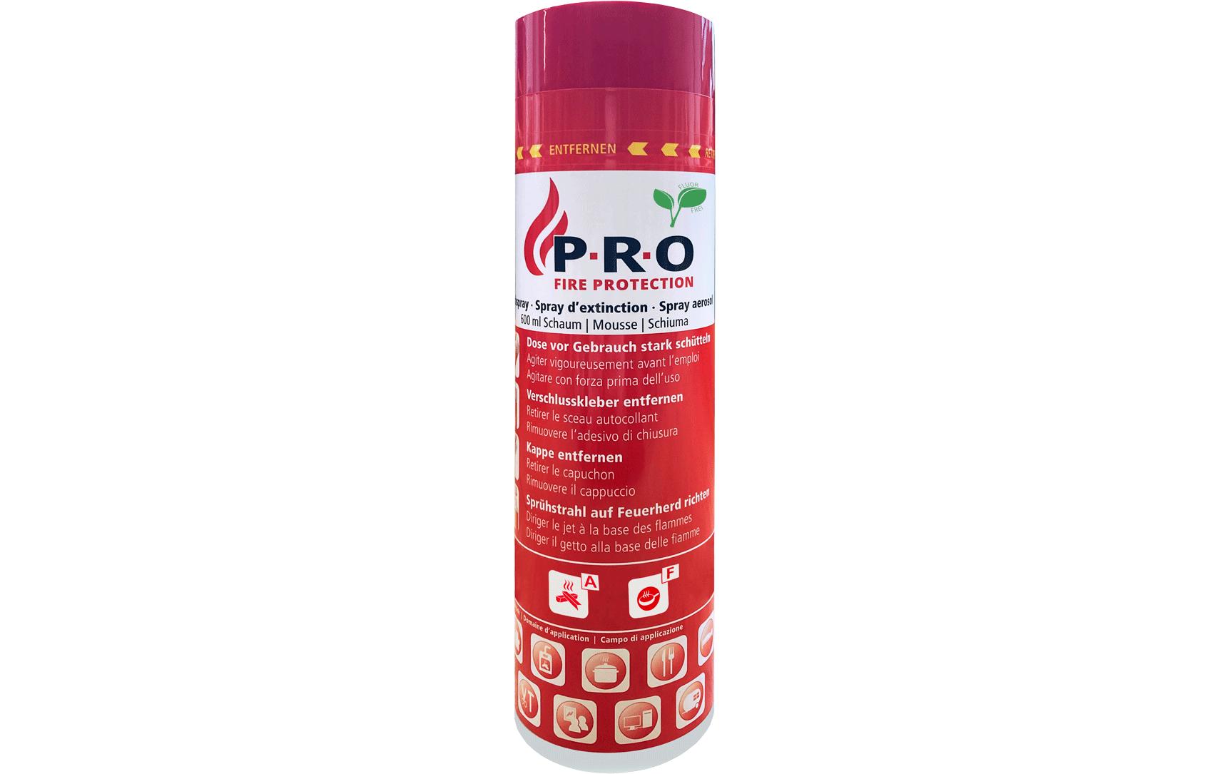 P.R.O. Schaum-Feuerlöscher, SA 06 SBF, 0,6 l, PFAS-frei