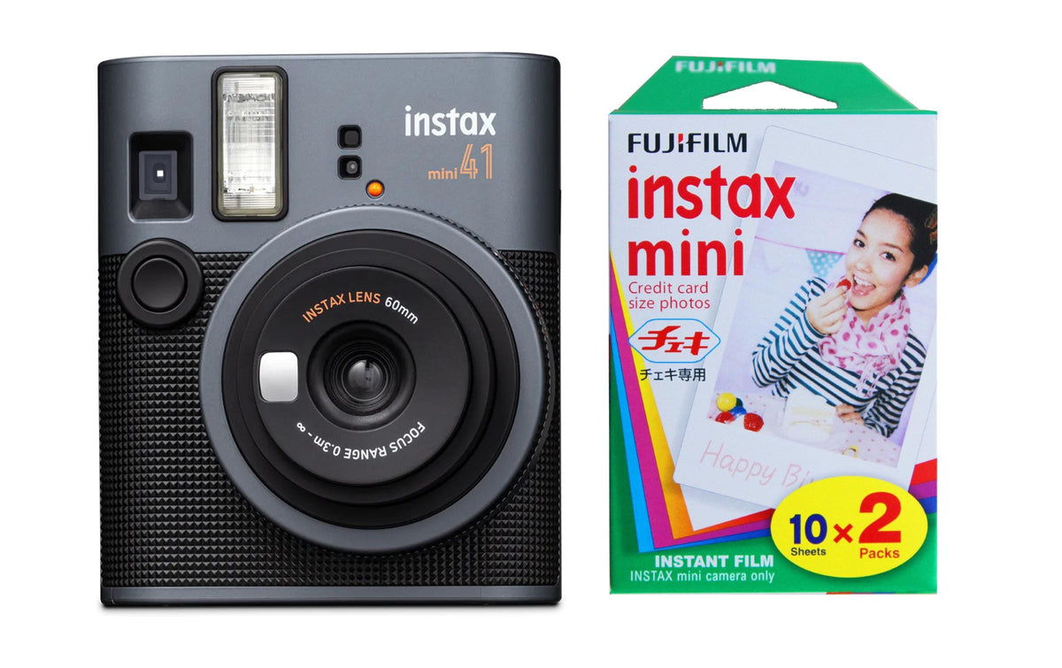 Fujifilm Instax Mini 41 Kit – Sofortbildkamera, schwarz