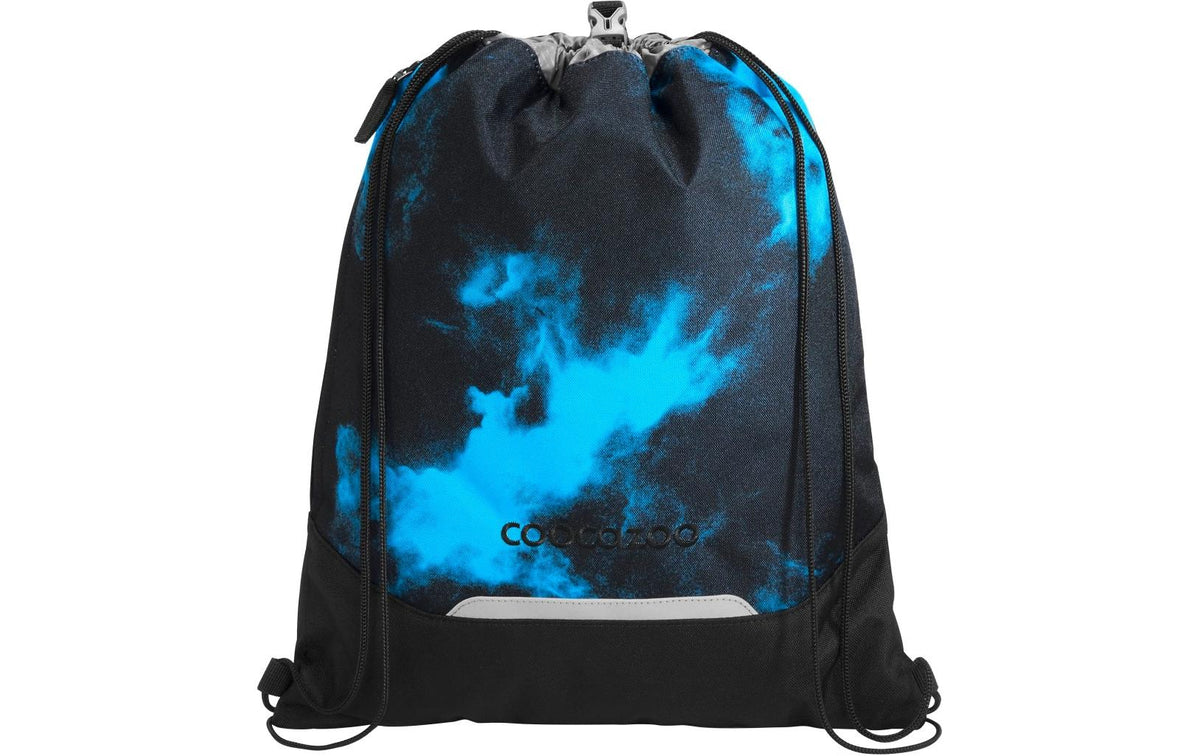 Coocazoo Sportbeutel – 10 l, blau-schwarz, 34 × 43 cm