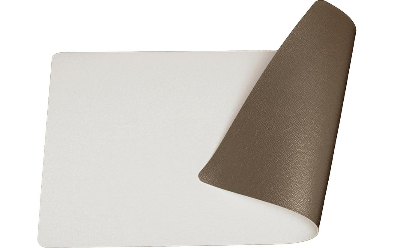 Hubatka Tischset – Polyester, offwhite/silber, 46 × 31 cm