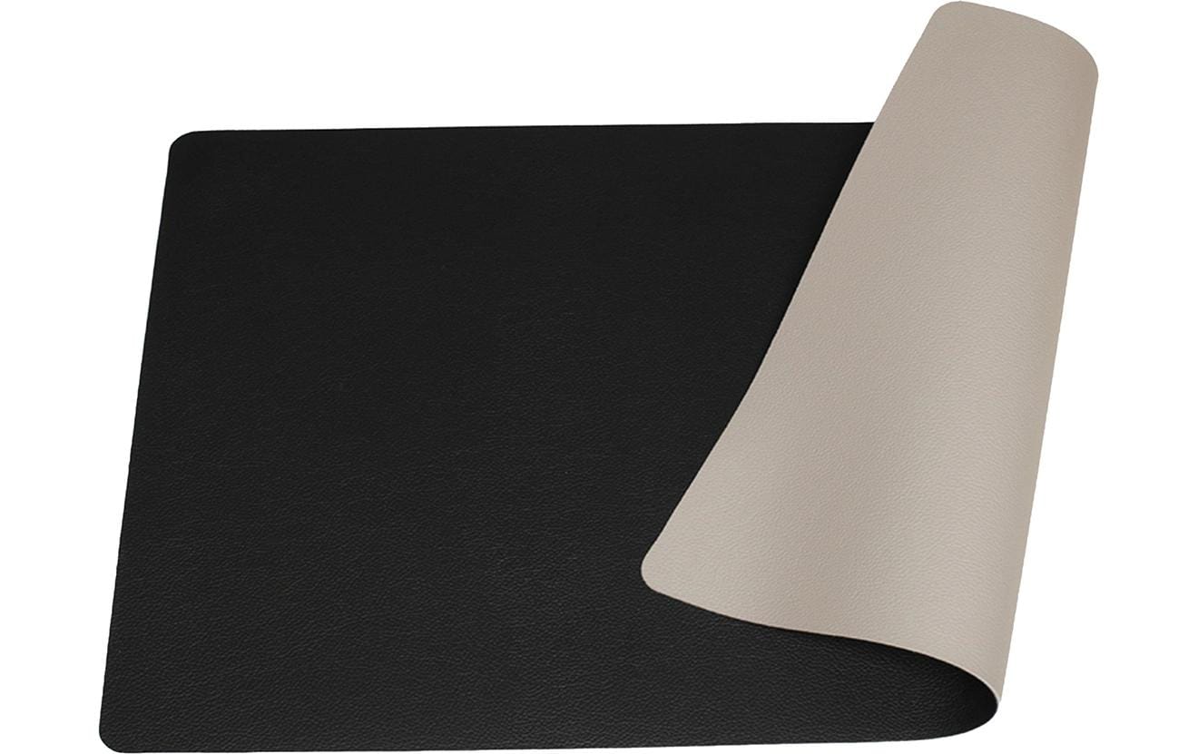 Hubatka Tischset – Polyester, hellgrau/schwarz, 46 × 31 cm