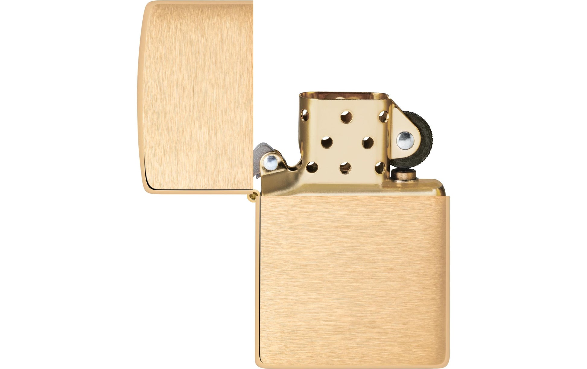 Zippo Feuerzeug 204 B, gebürstet – Messing