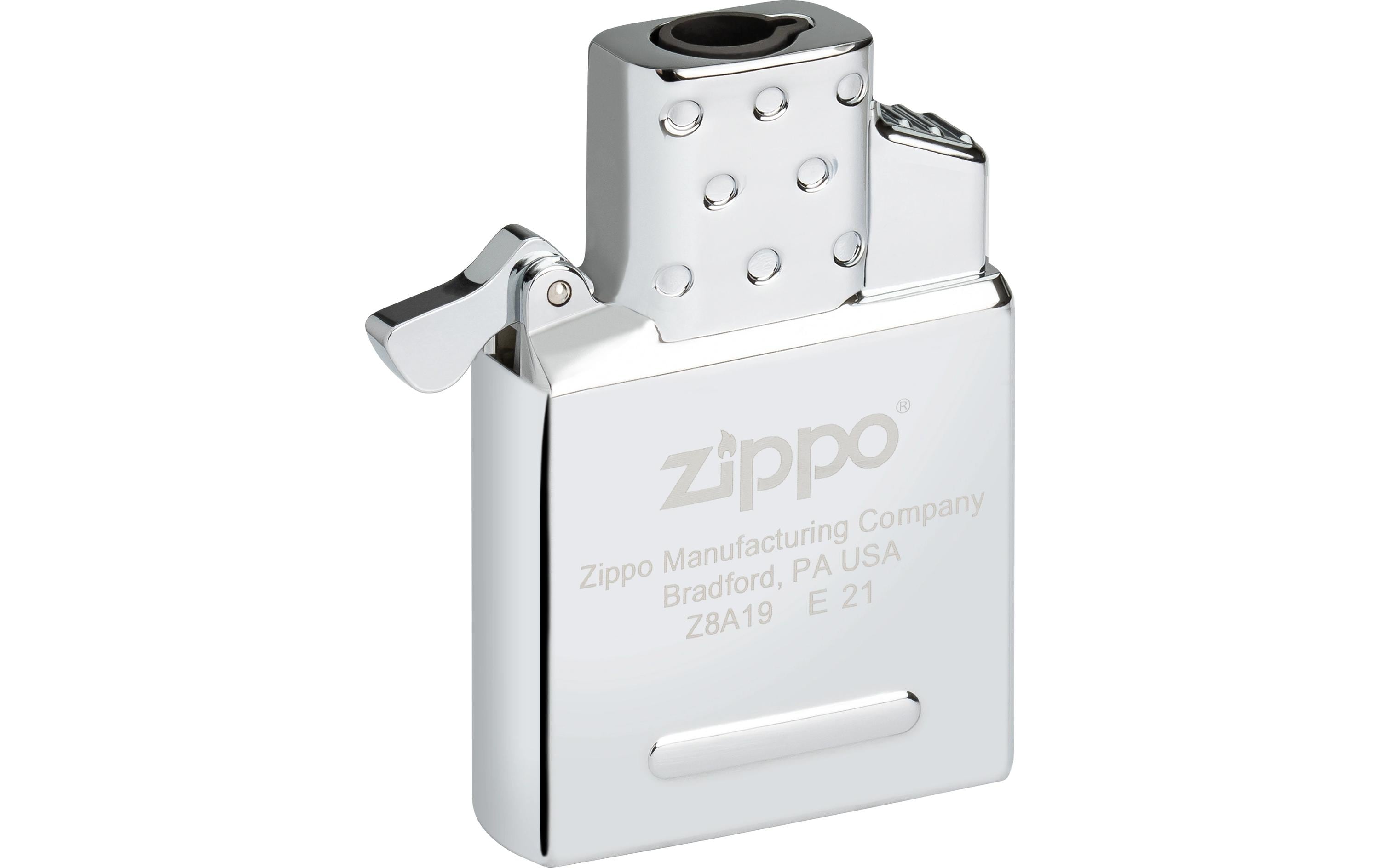 Zippo Feuerzeug – Butan Einzelflamme One Box – silber, Metall