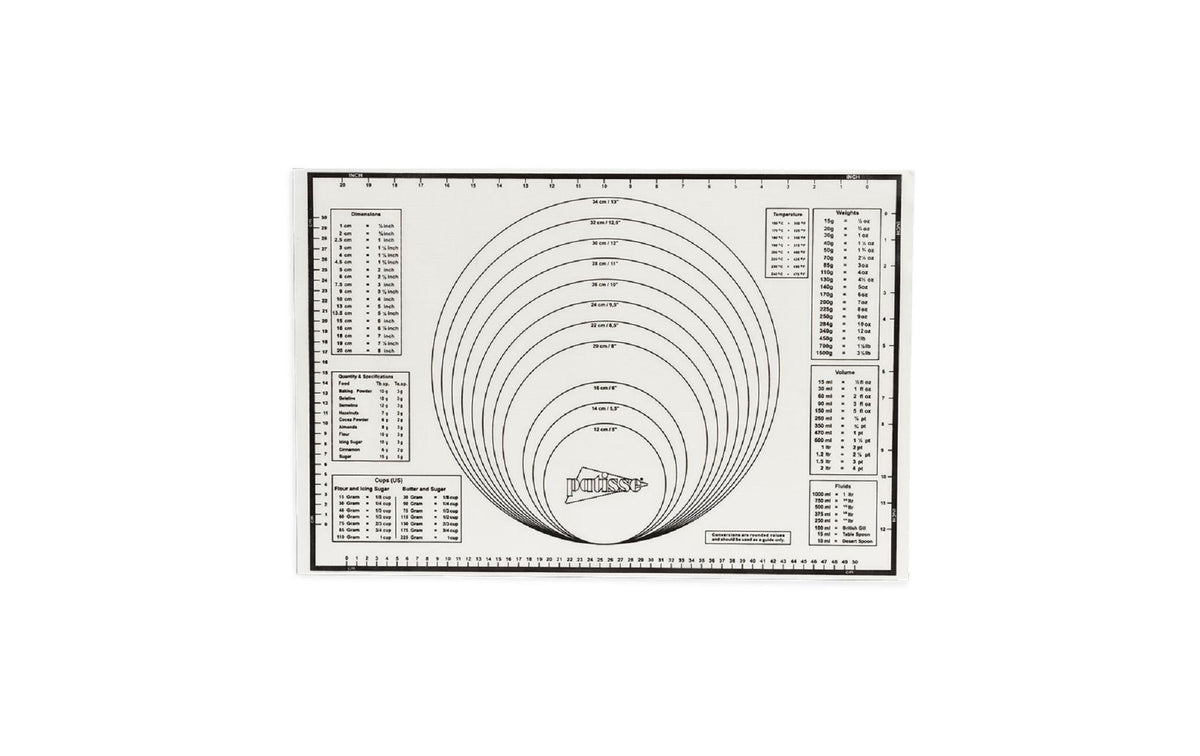 Patisse Backmatte 60 × 40 cm, Silikon, Weiss