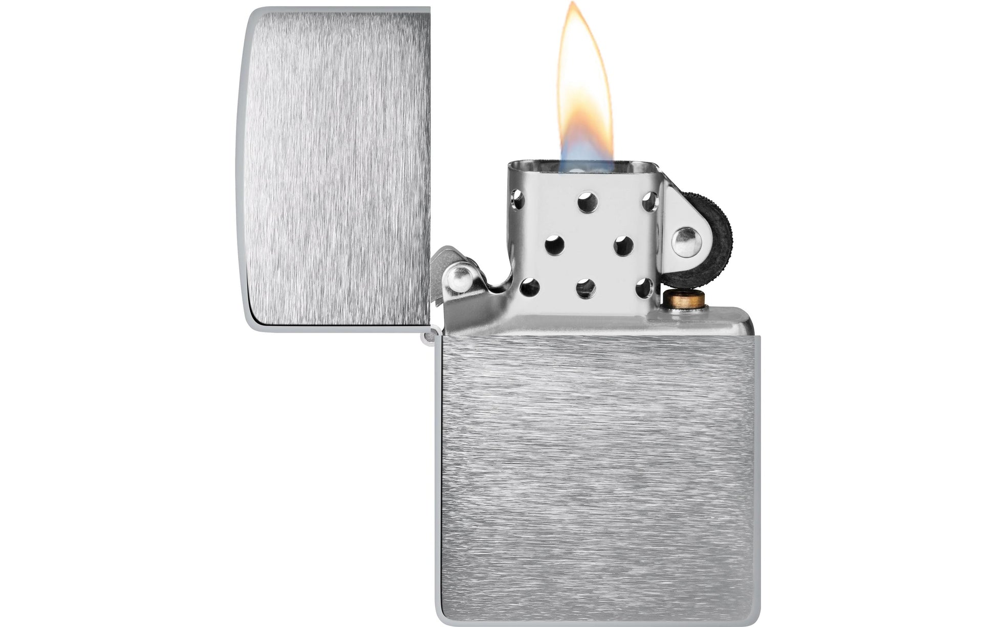 Zippo Feuerzeug, Metall, Chrom matt