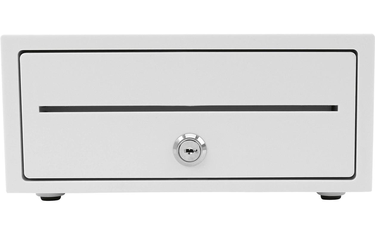 Olympia Mini 208 – Kassenschublade, 208 × 298 × 98 mm, Weiss