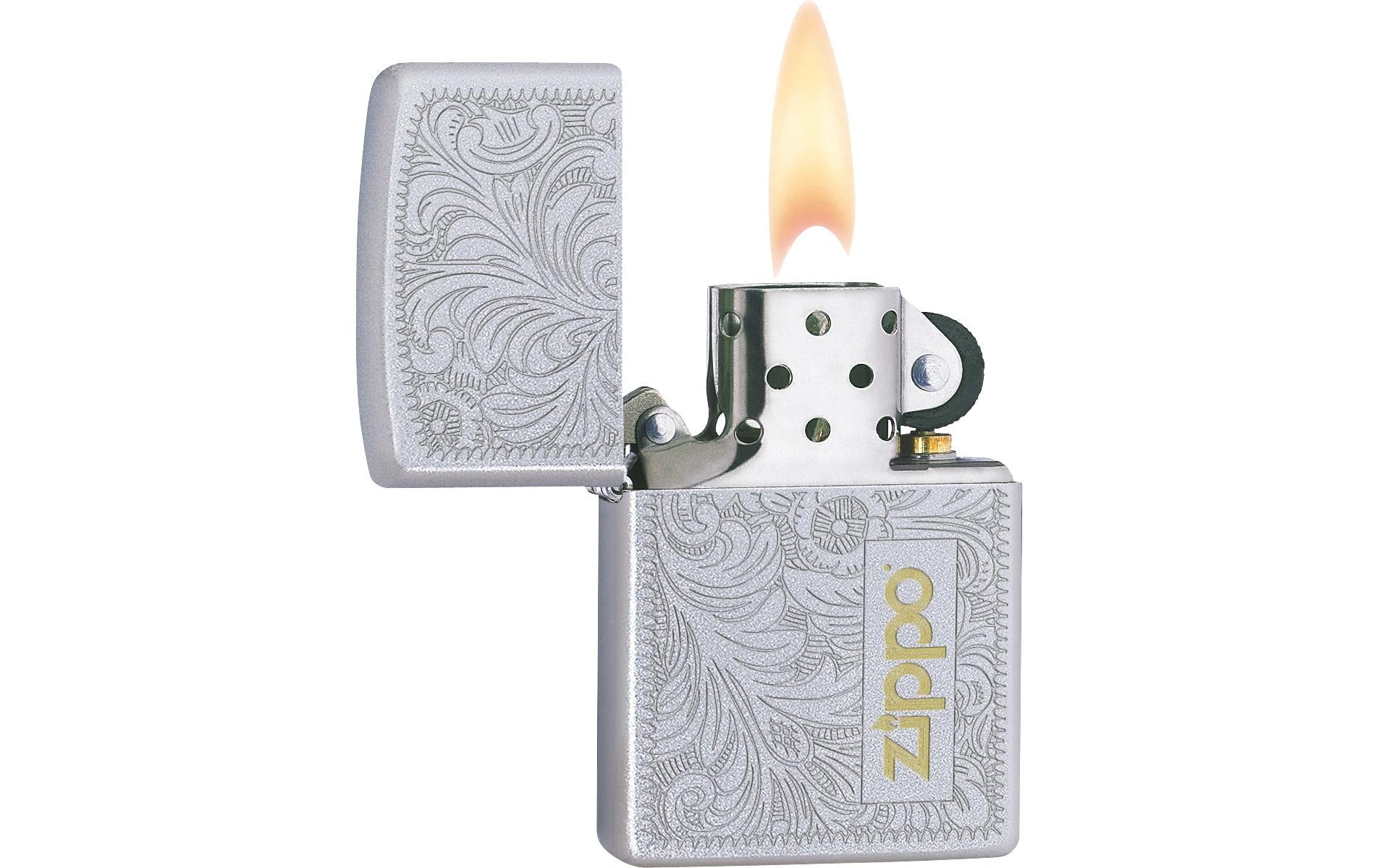 Zippo Feuerzeug – 205 Venetian Two Tone – gold/silber, Metall