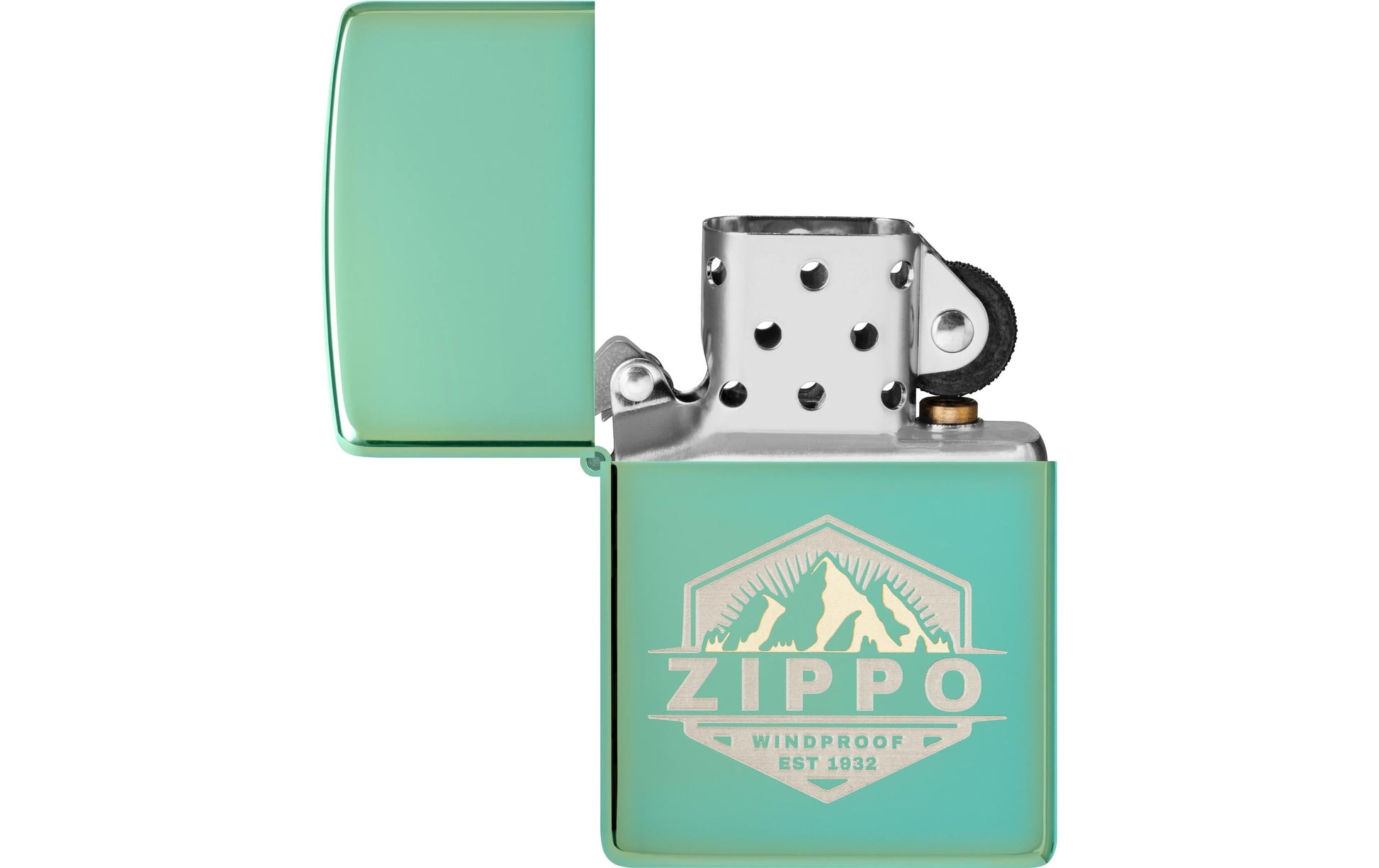 Zippo 28129 – Feuerzeug, Metall, Grün, Outdoor Design